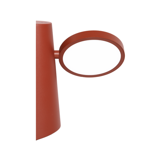 Fermob Oto Wireless Wall Light H.19 cm – Red Ochre