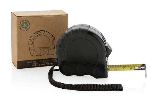 XD Collection RCS recycled plastic 5M/19mm tape for tools and torches, shown coiled and ready for use