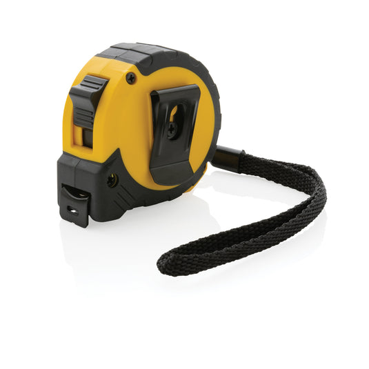 XD Collection RCS recycled plastic 3M/16 mm tape measure with stop button, durable tools and torches for precise measurements