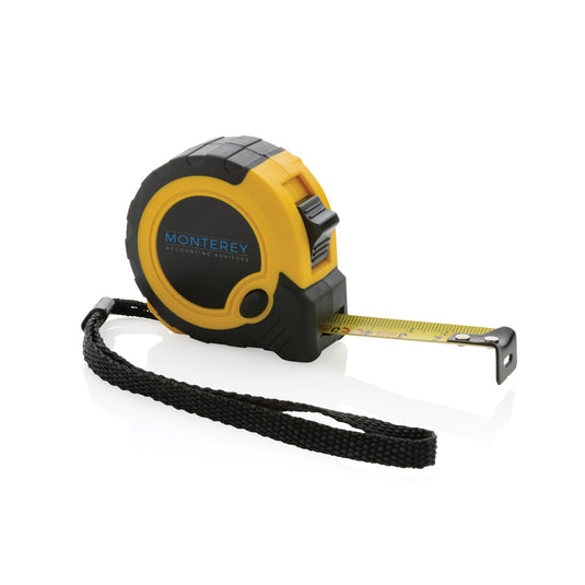 XD Collection RCS recycled plastic 3M/16 mm tape with stop button, tool for precise measurement and stopping in tools and torches