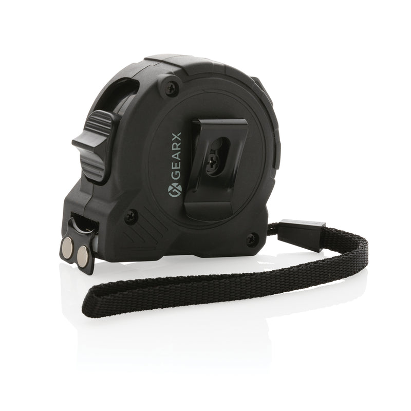 Load image into Gallery viewer, Gear X 5M measuring tape with slow/fast retract feature, compact tools and torches, durable construction, ideal for precise measurements
