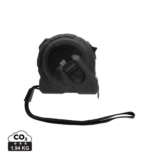 GearX 5M measuring tape with slow/fast retract function, durable tools and torches, showing the tape extended with grip and markings