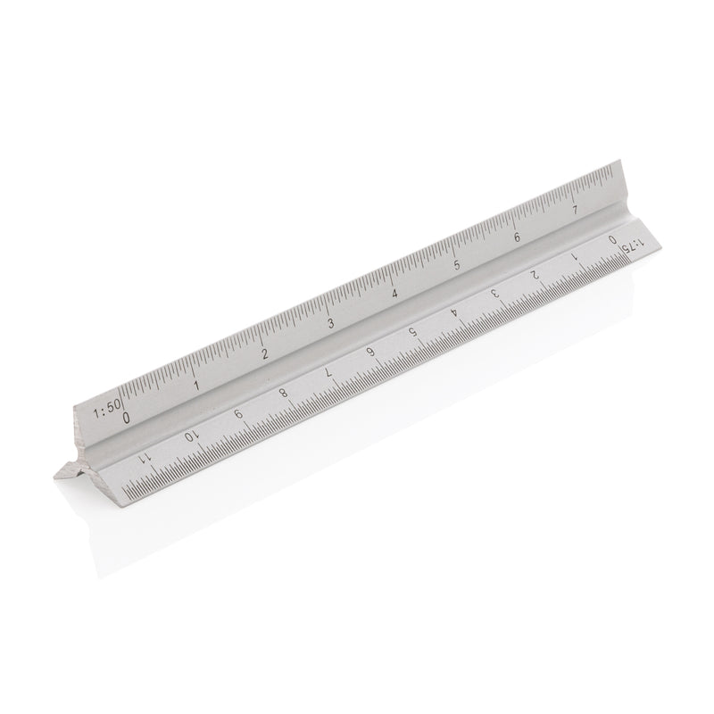 Load image into Gallery viewer, 15cm. Aluminum triangular ruler - Custom Wood Designs
