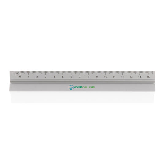 15cm. Aluminum triangular ruler - Custom Wood Designs