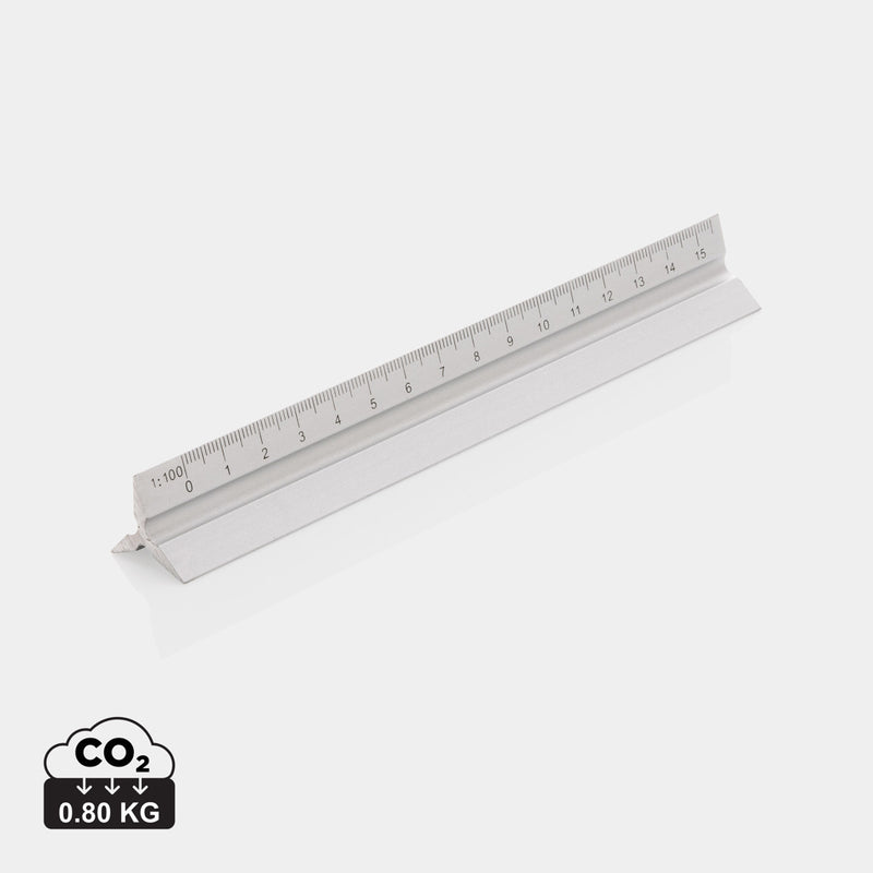 Load image into Gallery viewer, 15cm. Aluminum triangular ruler - Custom Wood Designs
