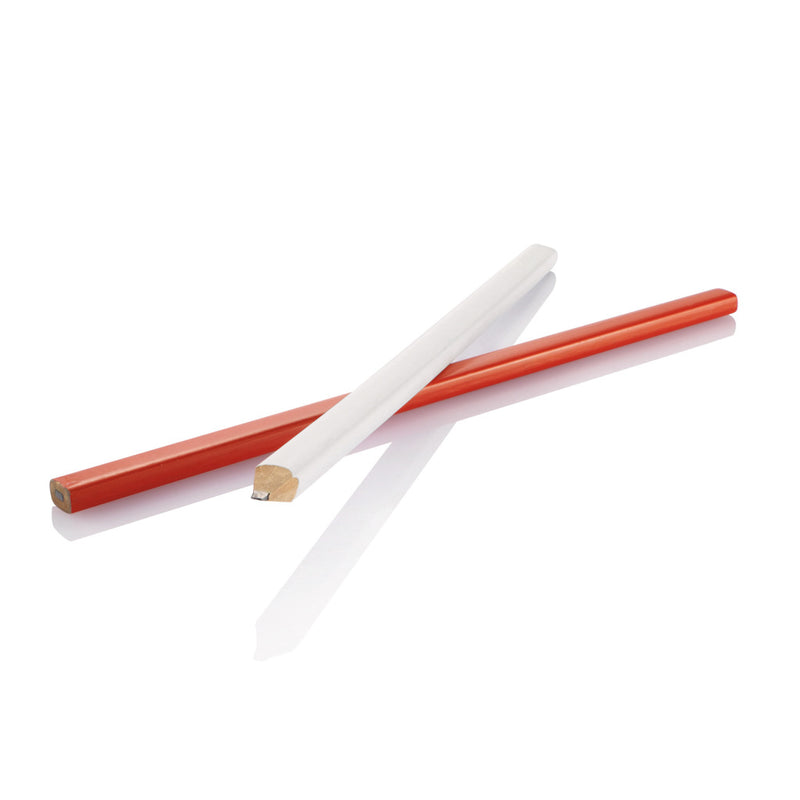 Load image into Gallery viewer, 25cm wooden carpenter pencil from XD Collection, ideal for woodworking and construction projects, showing sharpened tip and natural wood finish.
