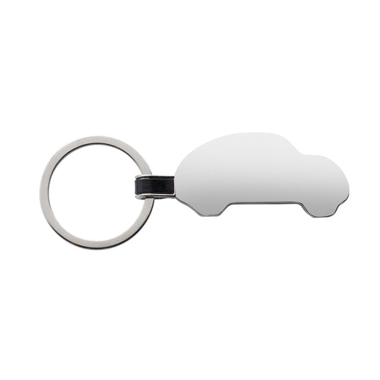 RCS recycled zinc alloy car keyring - Custom Wood Designs