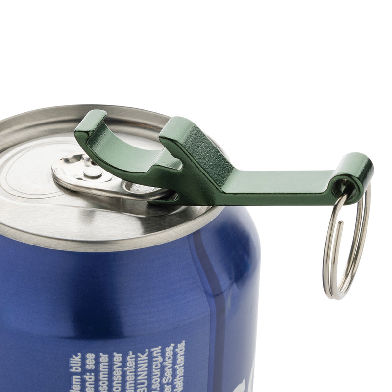 Load image into Gallery viewer, XD Collection RCS recycled aluminum bottle and can opener attached to a lanyard, showcasing durable and eco-friendly design.
