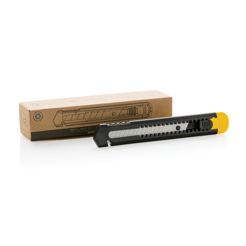 Load image into Gallery viewer, Refillable RCS recycled plastic snap-off knife - Custom Wood Designs
