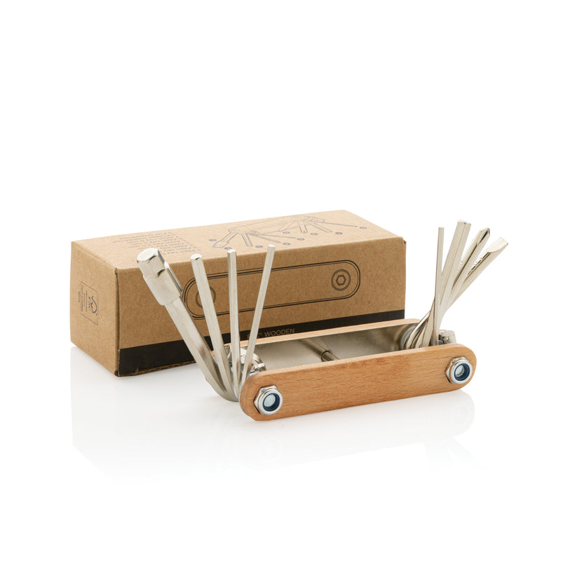 Load image into Gallery viewer, Wooden hex tool from XD Collection, a versatile tool in Tools &amp; Torches, shown with a natural wooden finish and hexagonal shape.
