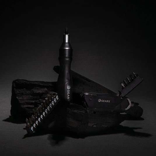 GearX bicycle tool from the Tools & Torches category, featuring multiple screwdriver bits and a compact handle for bike repairs.