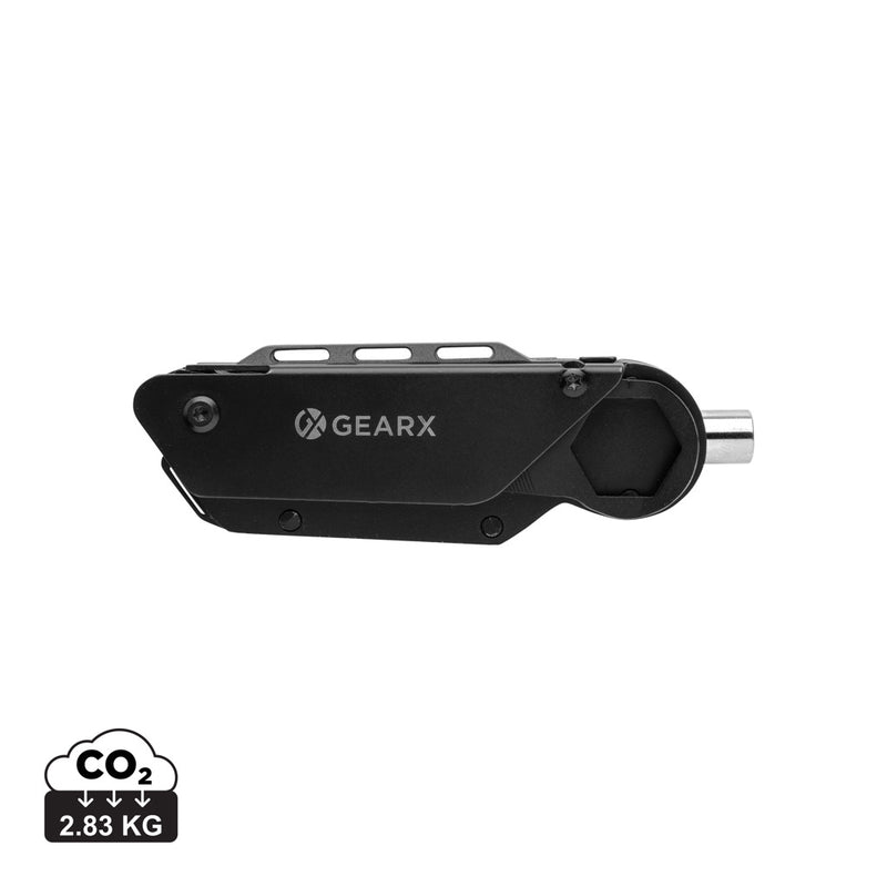 Load image into Gallery viewer, GearX bicycle tool from Tools &amp; Torches collection, compact multi-tool with various bike repair functions, shown on a white background.
