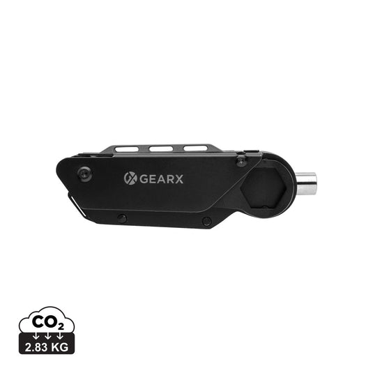 GearX bicycle tool from Tools & Torches collection, compact multi-tool with various bike repair functions, shown on a white background.