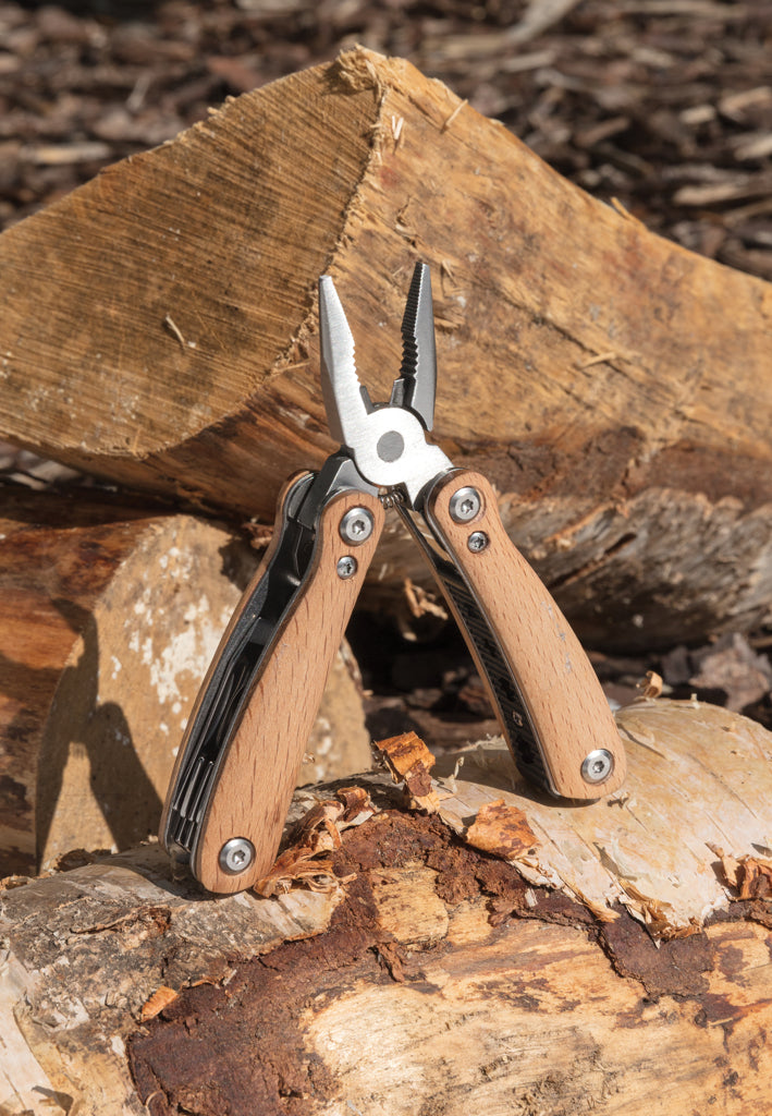 Load image into Gallery viewer, Wood multitool mini from XD Collection, compact tool with woodworking features, shown with various attachments on a neutral background.

