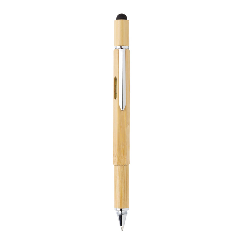 Load image into Gallery viewer, Bamboo 5-in-1 toolpen - Custom Wood Designs
