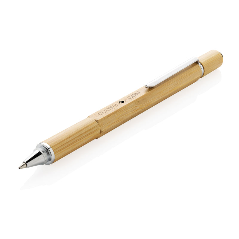 Load image into Gallery viewer, Bamboo 5-in-1 toolpen - Custom Wood Designs
