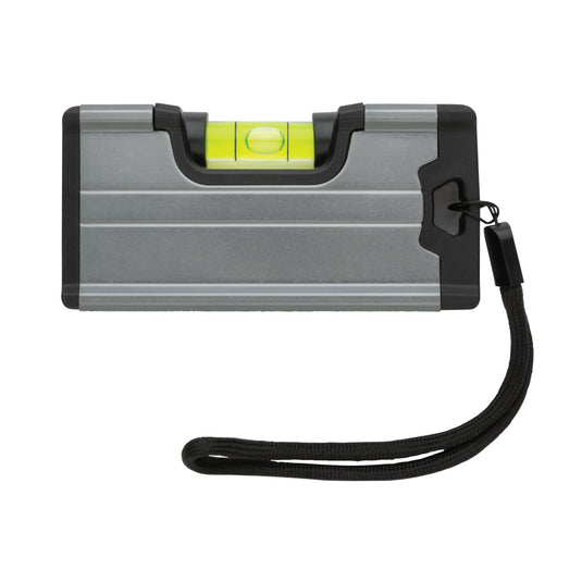 Pocket size level ruler with magnet from XD Collection, compact tool for accurate measurements and easy attachment to metal surfaces.