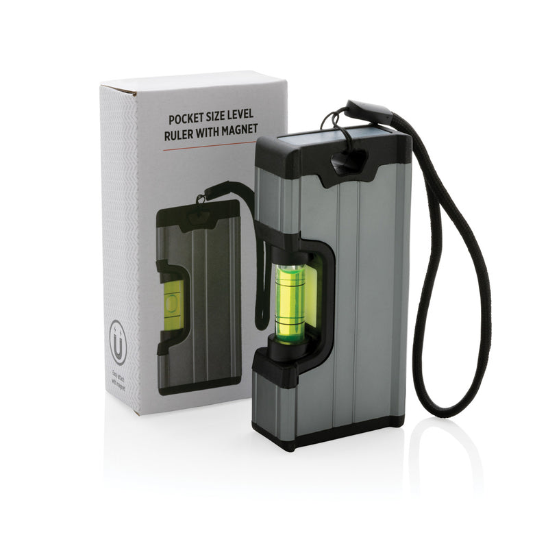 Load image into Gallery viewer, XD Collection pocket size magnetic level ruler for quick, accurate measurements in tools and hardware applications
