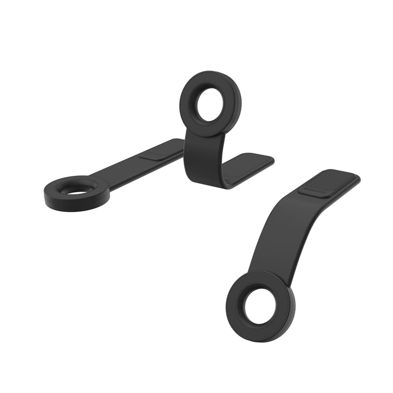 Load image into Gallery viewer, DriveGrip RCS recycled plastic magnetic car holder by XD Collection, mounted on a car dashboard with a smartphone attached.
