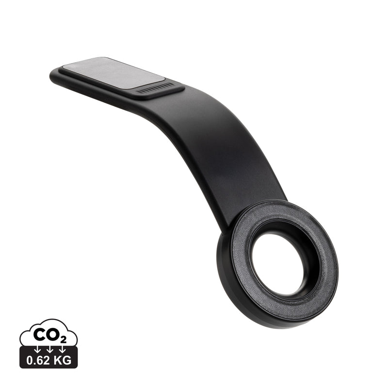 Load image into Gallery viewer, XD Collection DriveGrip RCS recycled plastic universal magnetic car holder mounted on a vehicle dashboard with a smartphone attached.
