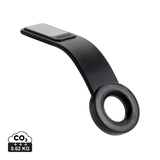 XD Collection DriveGrip RCS recycled plastic universal magnetic car holder mounted on a vehicle dashboard with a smartphone attached.