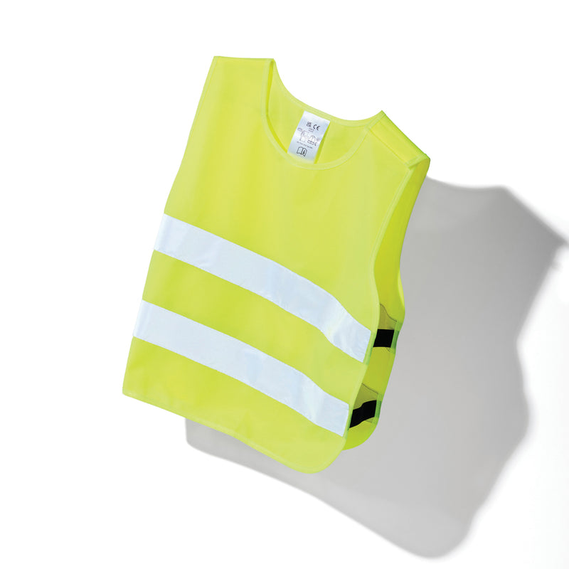 Load image into Gallery viewer, GRS recycled PET high-visibility safety vest 3-6 years - Custom Wood Designs
