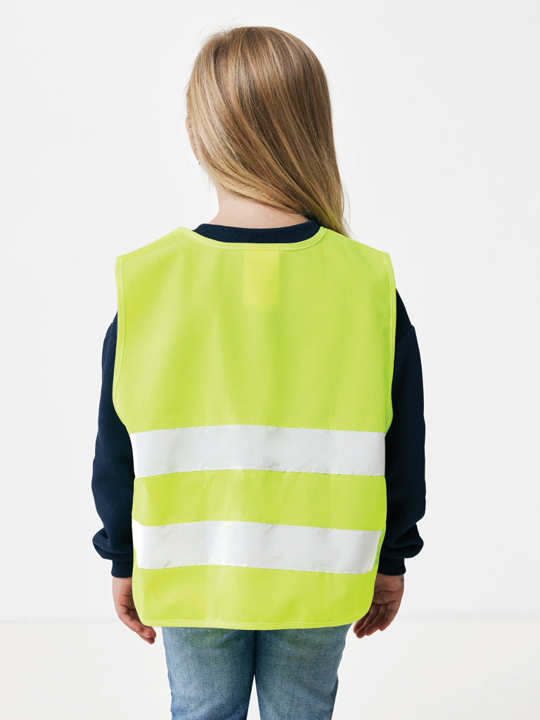 Load image into Gallery viewer, GRS recycled PET high-visibility safety vest 3-6 years - Custom Wood Designs
