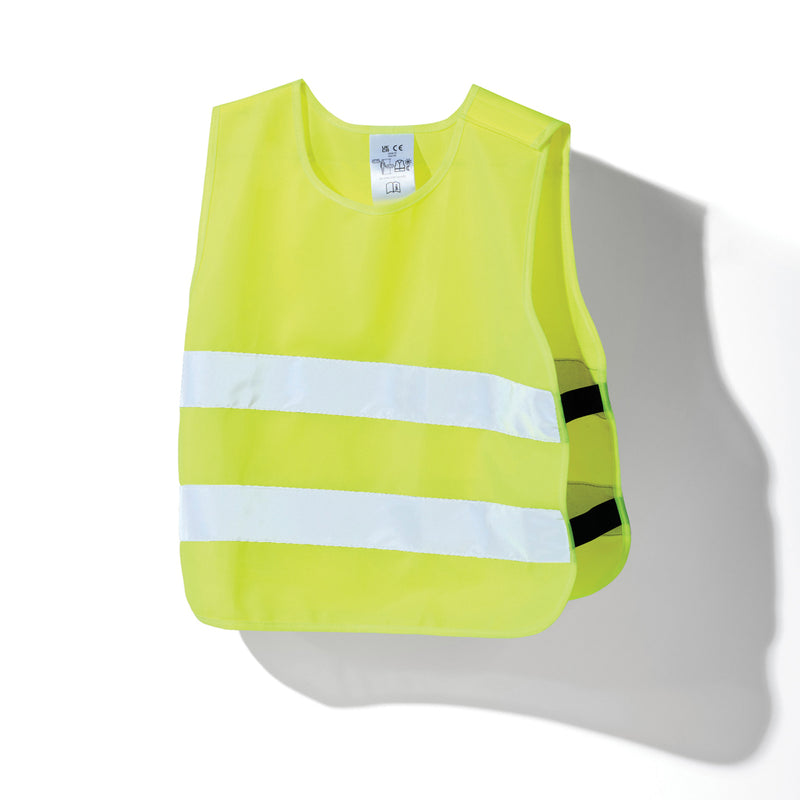Load image into Gallery viewer, GRS recycled PET high-visibility safety vest 3-6 years - Custom Wood Designs
