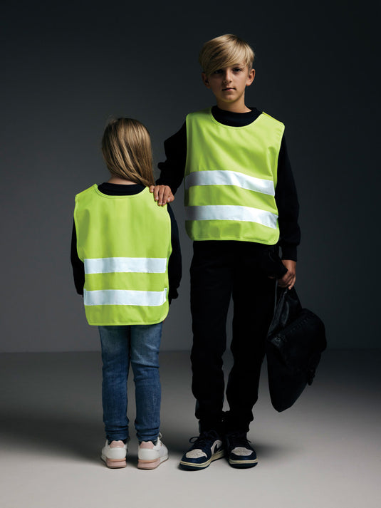GRS recycled PET high-visibility safety vest 3-6 years - Custom Wood Designs