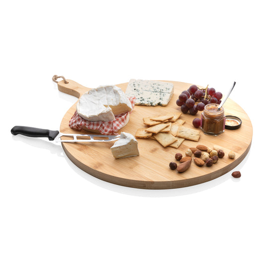 Ukiyo bamboo round serving board - Custom Wood Designs