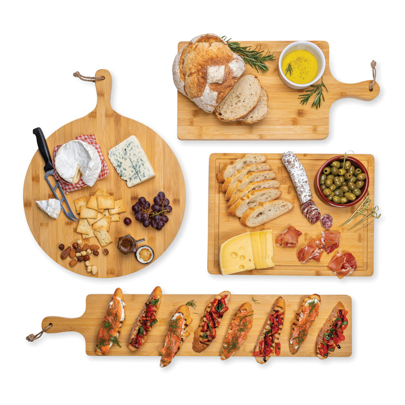 Load image into Gallery viewer, Ukiyo bamboo rectangle serving board - Custom Wood Designs
