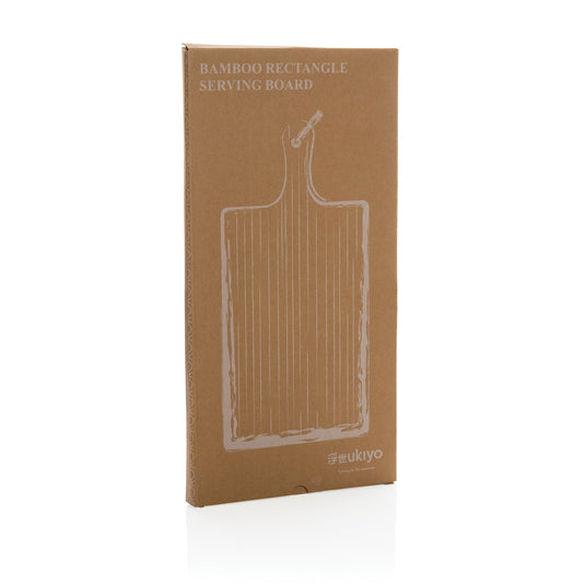 Ukiyo bamboo rectangle serving board - Custom Wood Designs