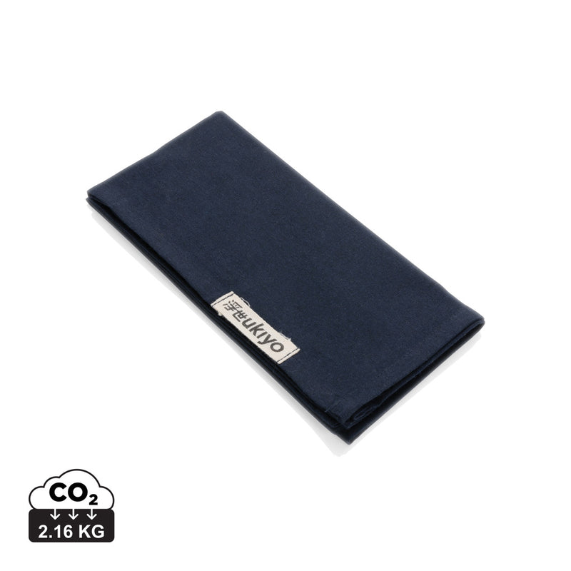 Load image into Gallery viewer, Set of four Ukiyo Aware™ 180g cotton table napkins with a soft, natural texture, perfect for home dining and gatherings.
