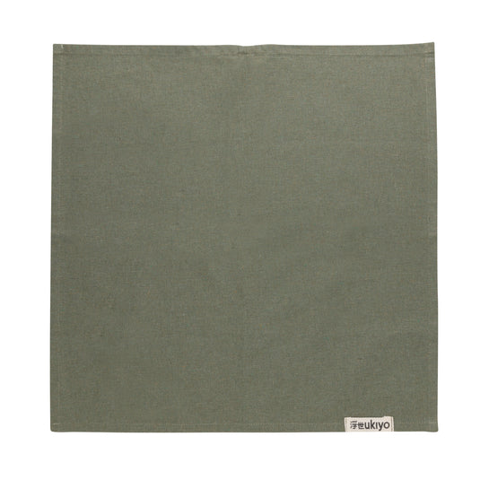 Set of four Ukiyo Aware™ 180g cotton table napkins with elegant design, perfect for home dining and gatherings.