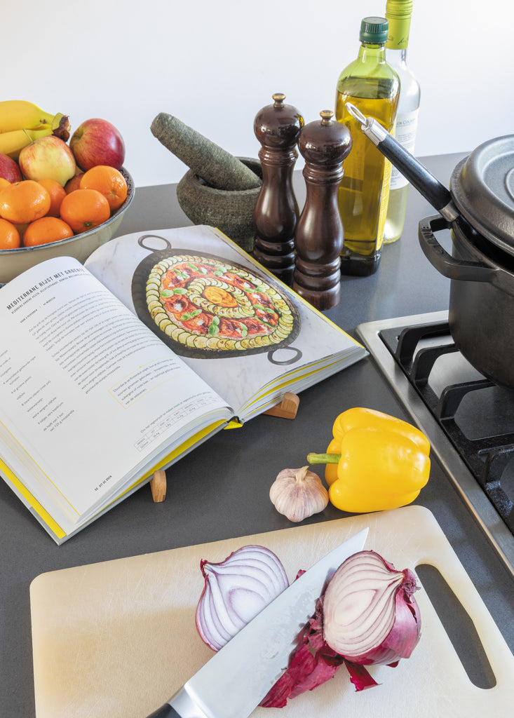 Load image into Gallery viewer, Bamboo portable laptop stand - Custom Wood Designs
