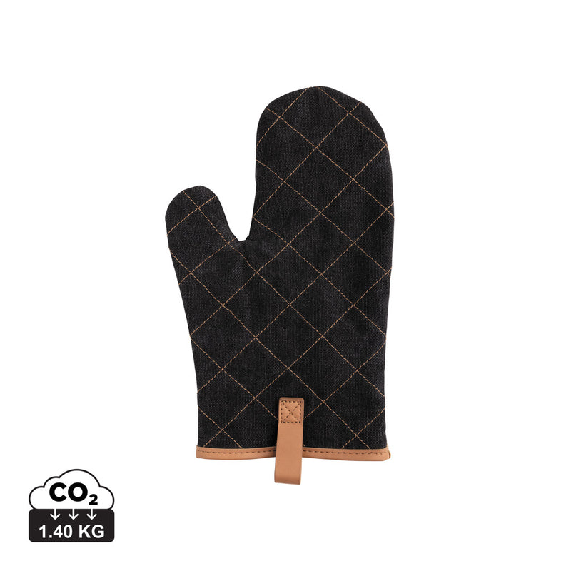 Load image into Gallery viewer, Deluxe canvas oven mitt - Custom Wood Designs
