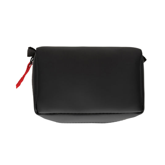 XD Collection RCS recycled nubuck PU first aid pouch for car and safety, mailable first aid set in compact safety kit design