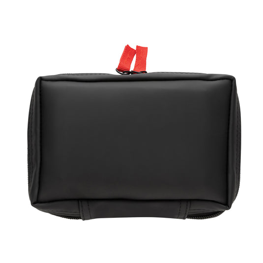 XD Collection RCS recycled nubuck PU first aid pouch for car safety, compact first aid set with durable material.