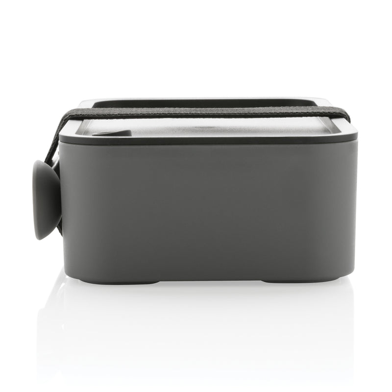 Load image into Gallery viewer, GRS recycled PP lunch box with spork - Custom Wood Designs
