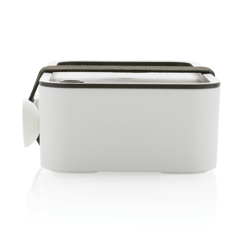 Load image into Gallery viewer, GRS recycled PP lunch box with spork - Custom Wood Designs
