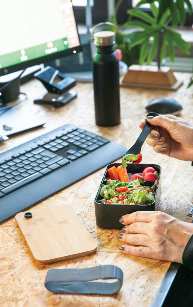 Load image into Gallery viewer, RCS RPP lunchbox with bamboo lid - Custom Wood Designs
