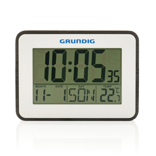 Grundig weatherstation alarm and calendar - Custom Wood Designs