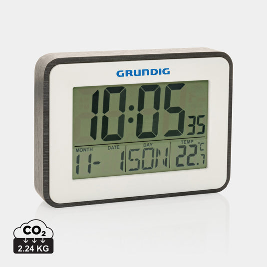 Grundig weatherstation alarm and calendar - Custom Wood Designs