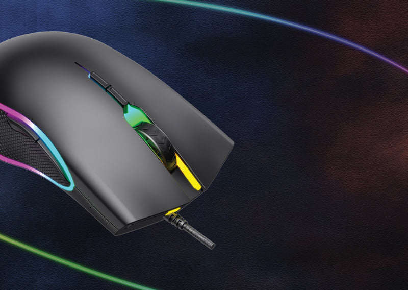Load image into Gallery viewer, RGB gaming mouse - Custom Wood Designs
