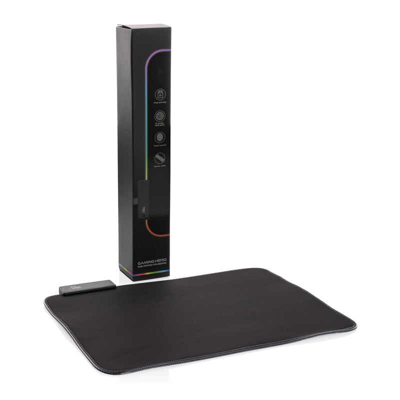 Load image into Gallery viewer, RGB gaming mousepad - Custom Wood Designs
