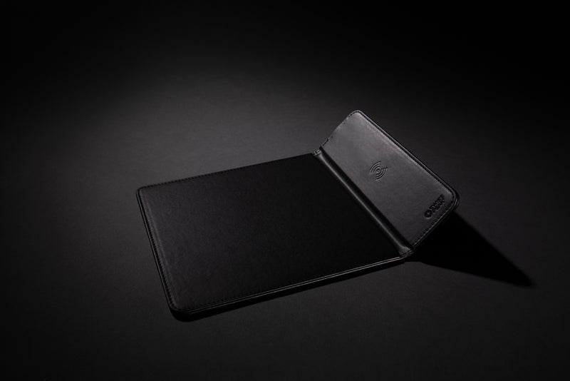 Load image into Gallery viewer, Swiss Peak RCS recycled PU 10W wireless charging mousepad - Custom Wood Designs
