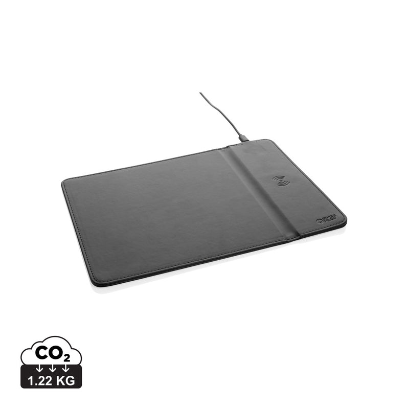 Load image into Gallery viewer, Swiss Peak RCS recycled PU 10W wireless charging mousepad - Custom Wood Designs
