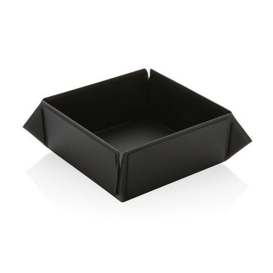 Swiss Peak RCS recycled PU foldable magnetic storage tray - Custom Wood Designs
