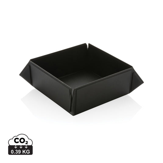 Swiss Peak RCS recycled PU foldable magnetic storage tray - Custom Wood Designs