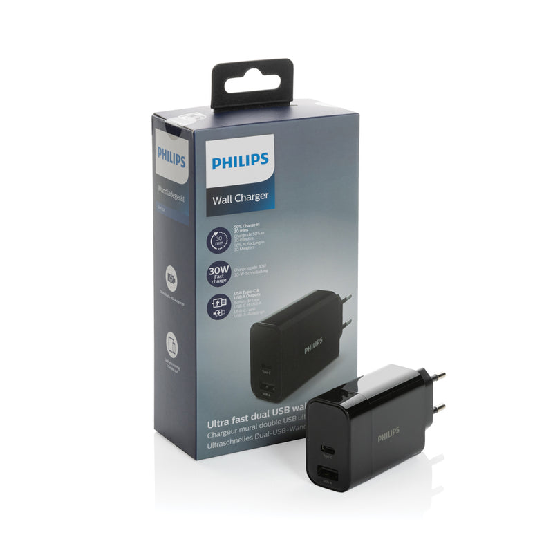 Load image into Gallery viewer, Philips ultra fast PD wall charger - Custom Wood Designs
